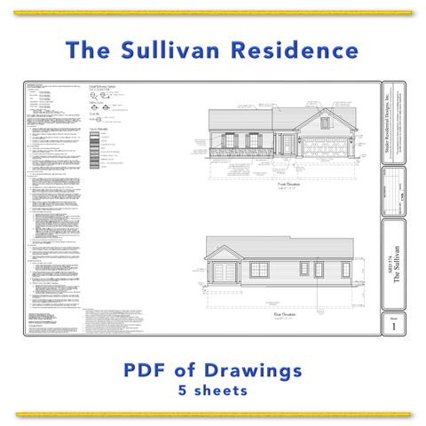 Sullivan Residence Drawings