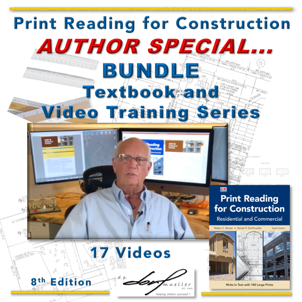 AUTHOR SPECIAL... Print Reading, 8th Ed. textbook & Video Training Series