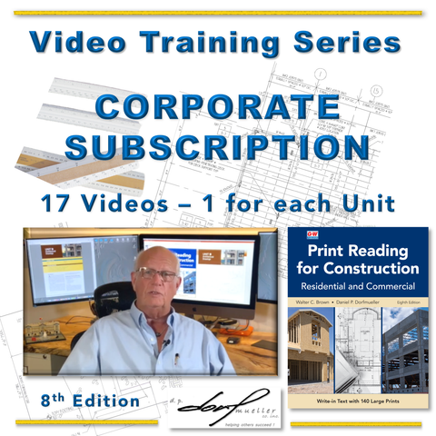 Corporate Print  Reading  for  Construction,  8th Edition...  Video  Training  Series
