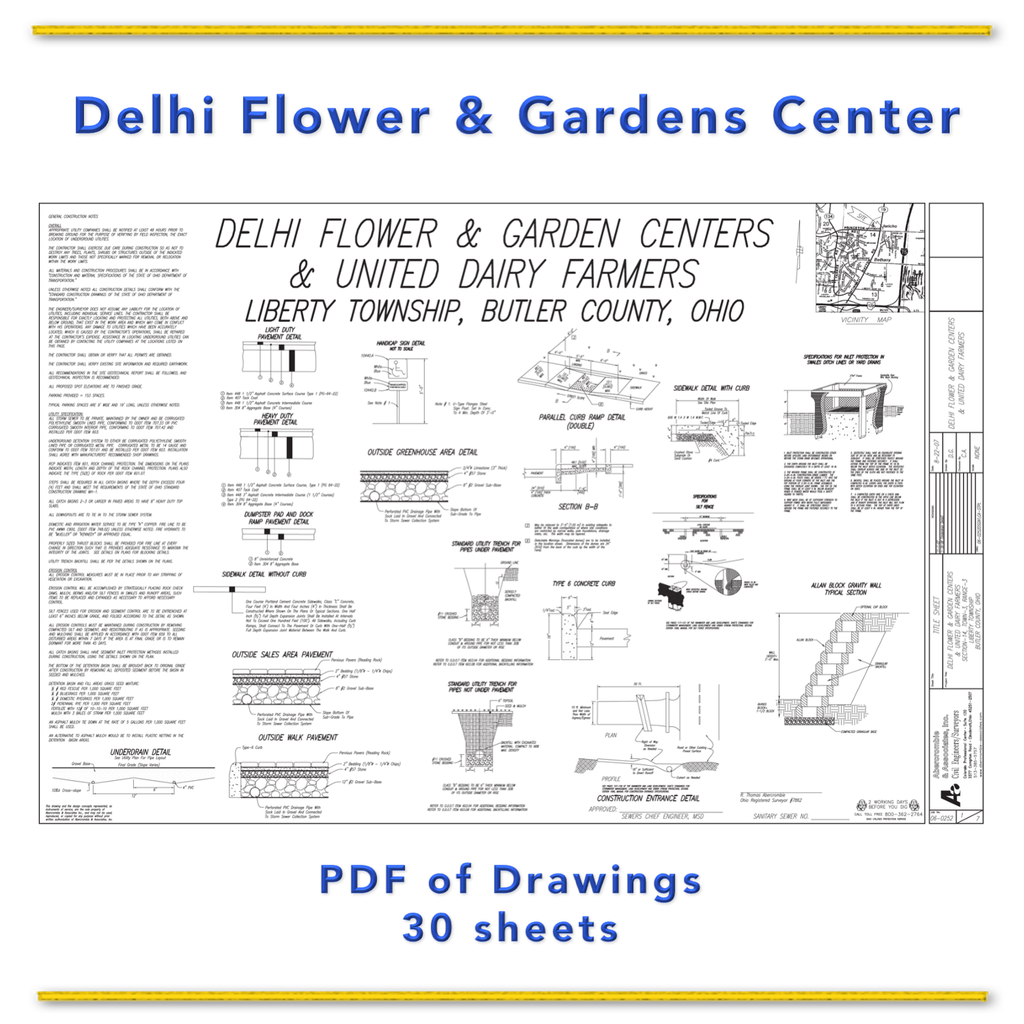 Delhi Flower & Garden Centers Drawings