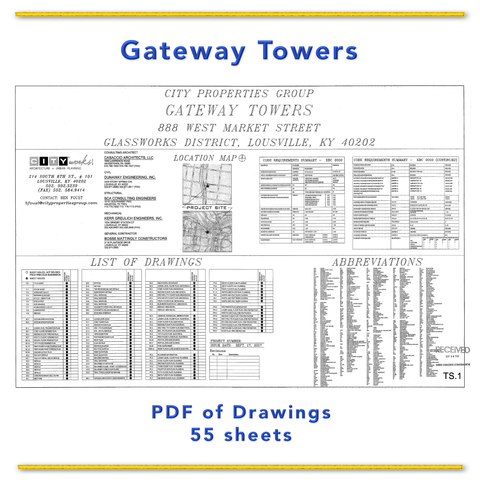 Gateway  Towers  Training  Drawings