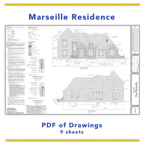 Marseille Residence Drawings
