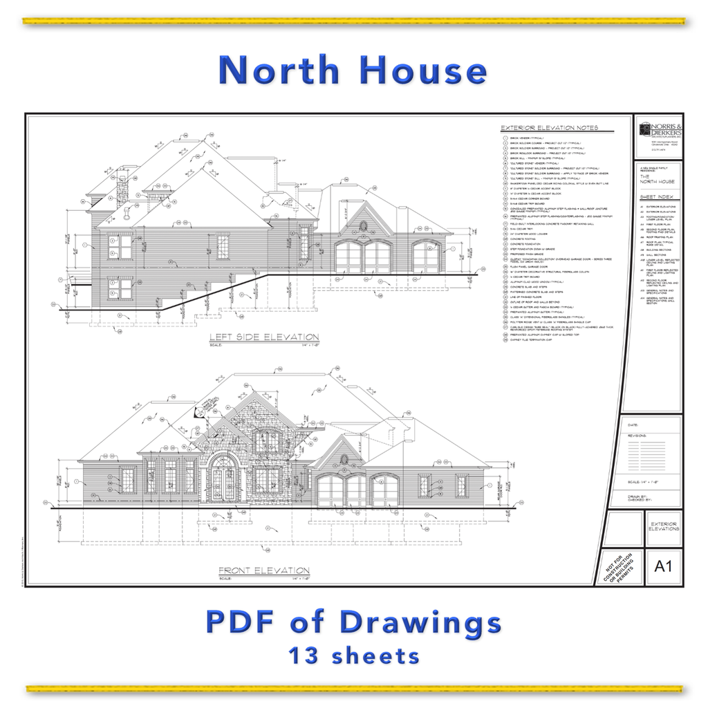 North House Drawings