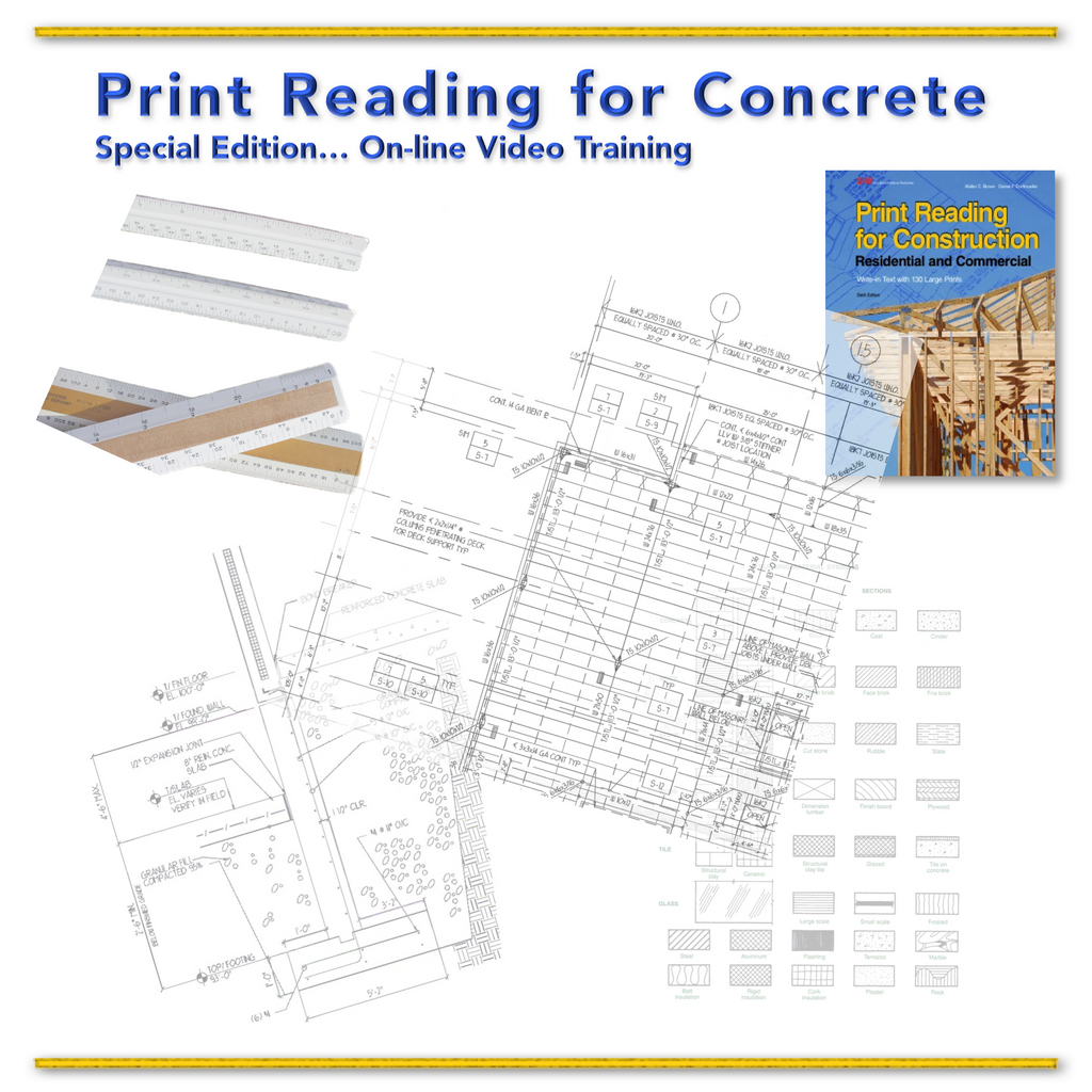 Print   Reading    for   Concrete....  Video  Training  Series